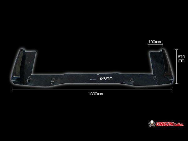 Origin Labo - Nissan 180SX - Underpanel - Type 2 Rear