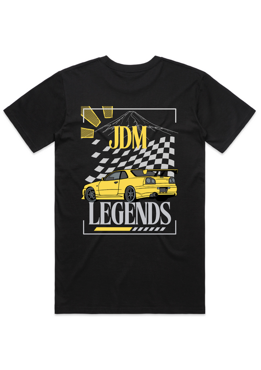 Nissan R34 Skyline - JDM Legends streetwear (R34 rear)