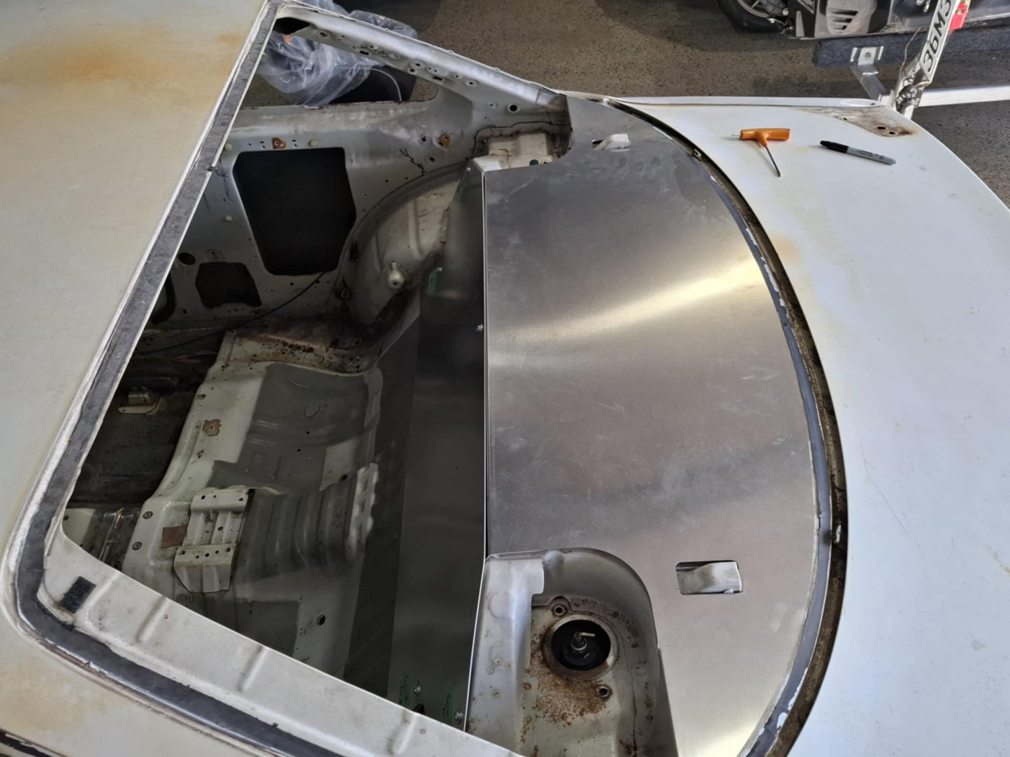 Nissan Silvia 200SX S14 parcel shelf