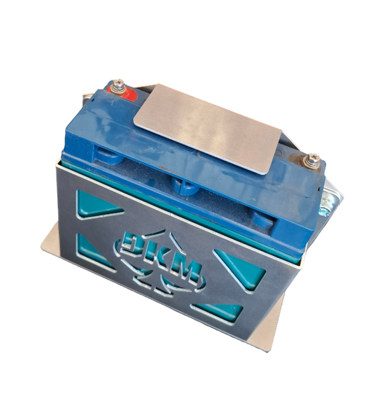 Slimline battery mount box