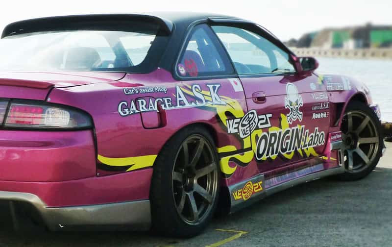 NISSAN SILVIA S14 50MM REAR FENDERS - PRESSLINE