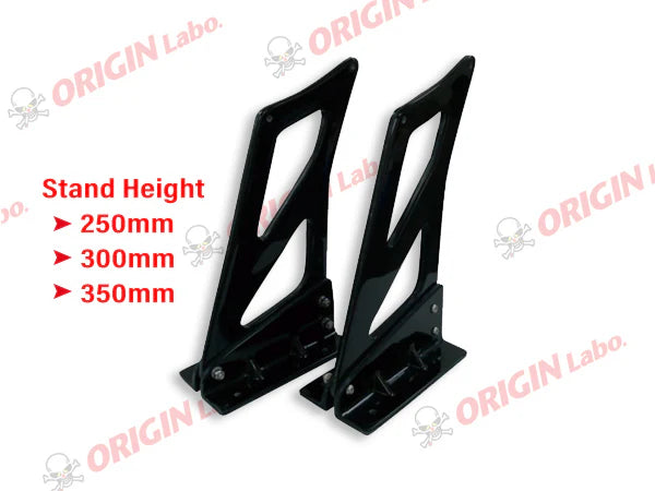 3D Type Double Bi Plane GT Wing