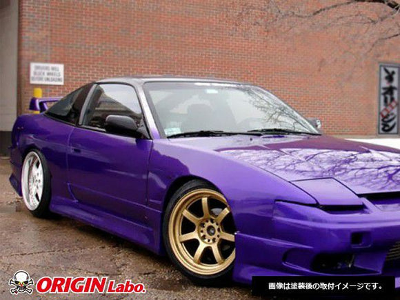 Origin Labo - Nissan 180SX 20mm Front Fenders (Single Duct)