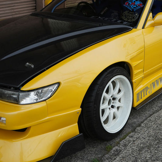 Origin Labo - Nissan Silvia S13 40mm Front Fenders (dual ducts)