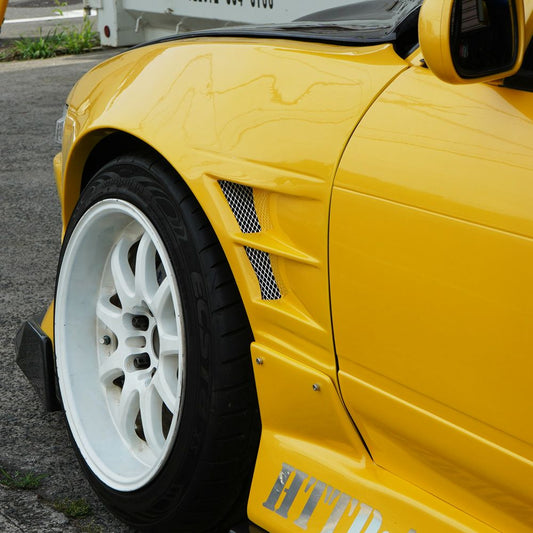 Origin Labo - Nissan Silvia S13 40mm Front Fenders (dual ducts)