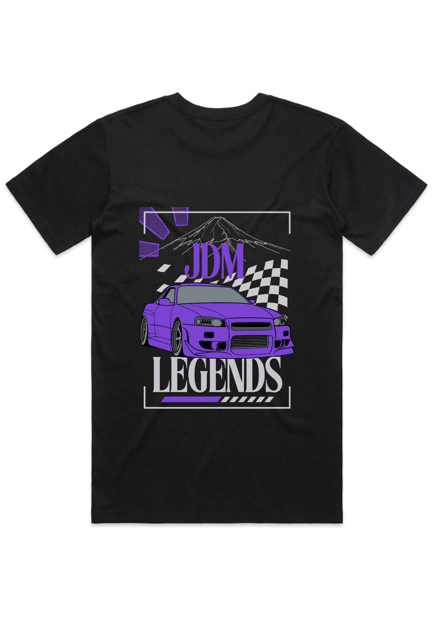 Nissan R34 Skyline -  JDM Legends streetwear (R34 front)