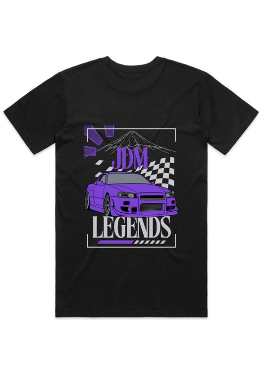 Nissan R34 Skyline -  JDM Legends streetwear (R34 front)