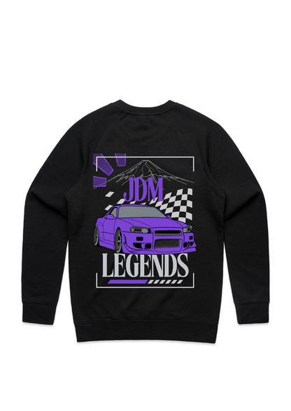 Nissan R34 Skyline -  JDM Legends streetwear (R34 front)