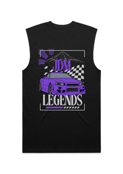 Nissan R34 Skyline -  JDM Legends streetwear (R34 front)