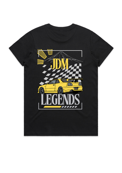 Nissan R34 Skyline - JDM Legends streetwear (R34 rear)