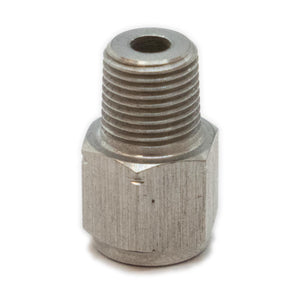 Adapter M10x1  Female to 1/8 BSP Male - Stainless Steel