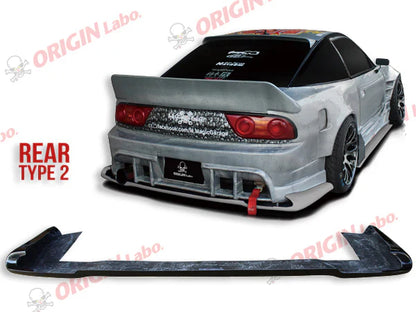 NISSAN 180SX RACING LINE - UNDER PANELS + CANARDS