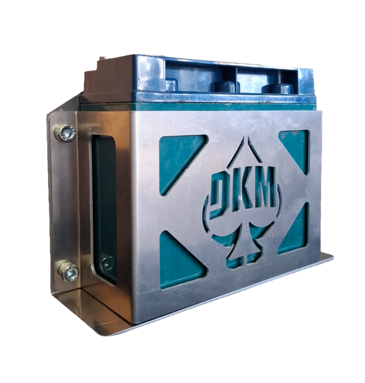 Slimline battery mount box