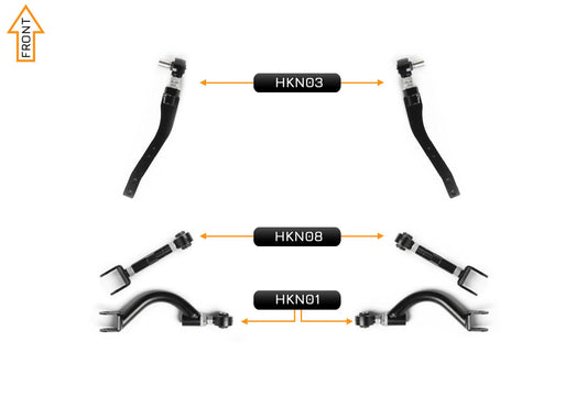 V2 Essentials Arm Kit - Nissan Skyline R32 (Front & Rear)