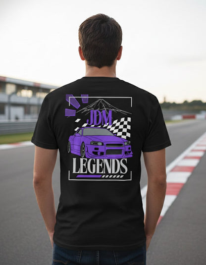 Nissan R34 Skyline -  JDM Legends streetwear (R34 front)