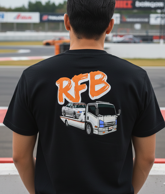 "RFB" Skyline on Tow Truck - Tee or Hoodie