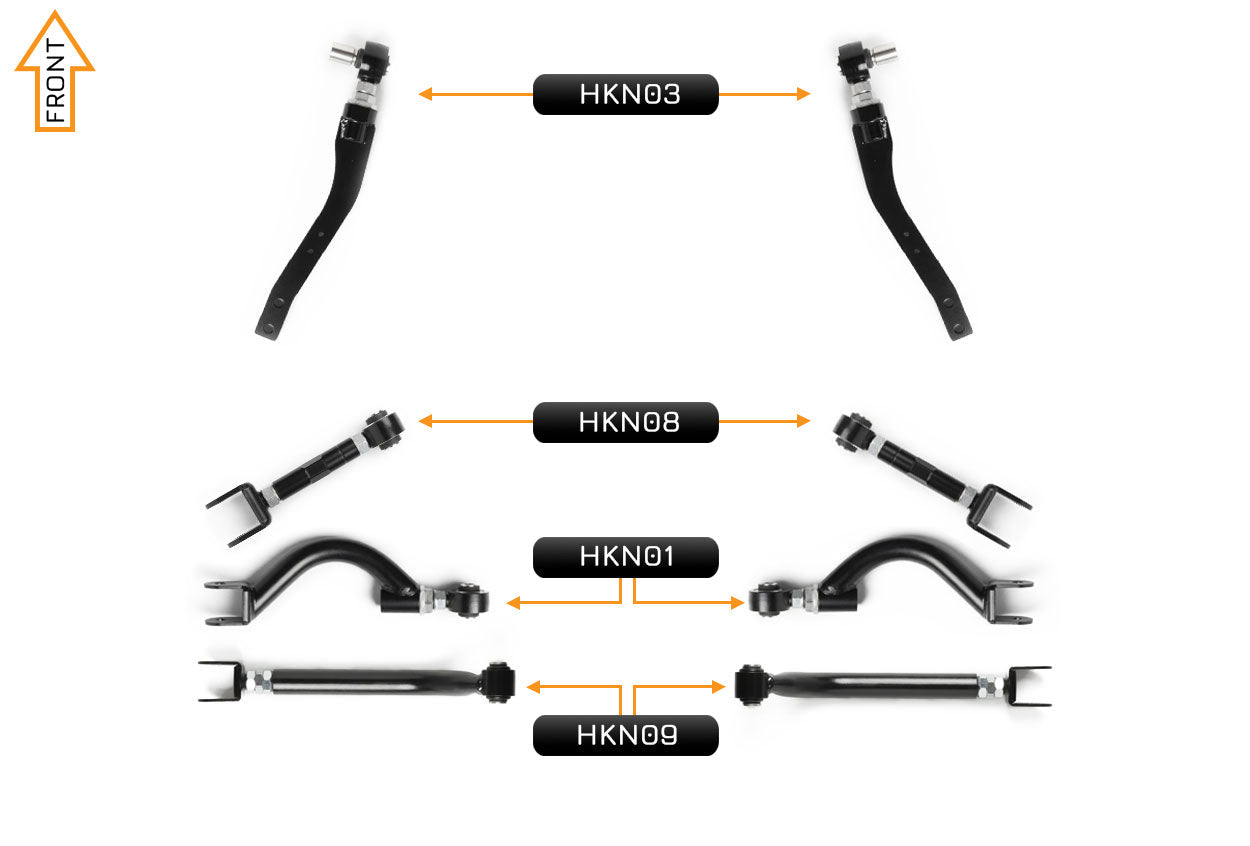 V2 Essentials Arm Kit - Nissan Cefiro A31 (Front & Rear)