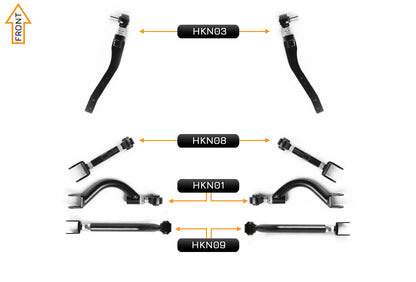 V2 Essentials Arm Kit - Nissan Cefiro A31 (Front & Rear)