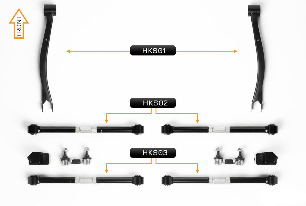 V2 PRO Arm Kit - Subaru Forester SG (Rear)