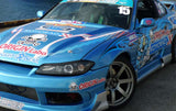 Origin Labo - Nissan Silvia S15 40mm Front Fenders (single duct)
