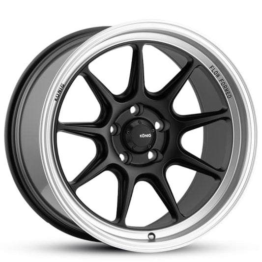 KONIG COUNTERGRAM 18x8.5 5/114.3  35 MATT BLACK / MATT LP