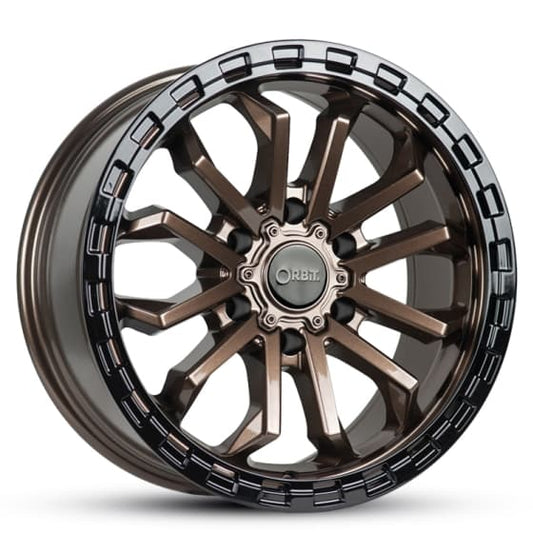 ORBIT COMPACT 18x8.5 6/139.7  35 BRONZE BLACK LIP
