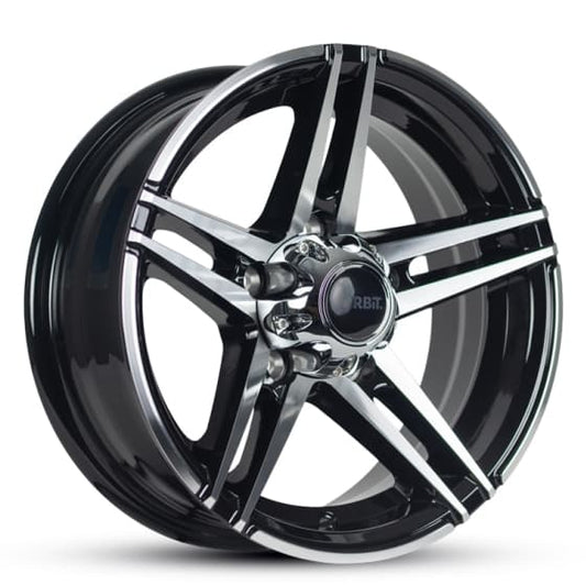 ORBIT DURON 14x5.5 5/114.3  0 GLOSS BLACK FP