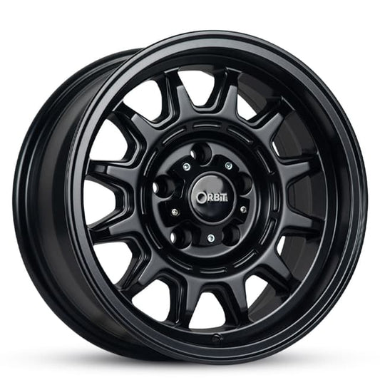 ORBIT FITTI 15x6.5 6/139.7  0 MATT BLACK